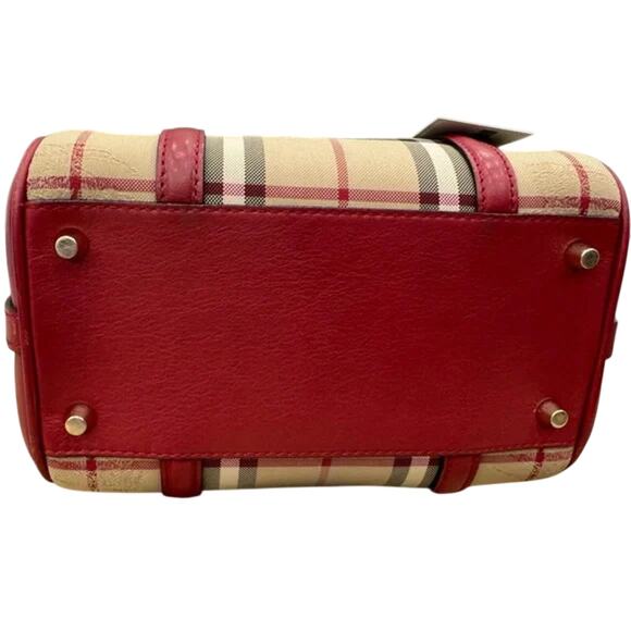 Burberry Red Alchester bowling bag (NWT) - Picture 5 of 7